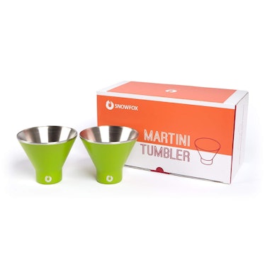 SNOWFOX Insulated Martini Glass (2 Pack)