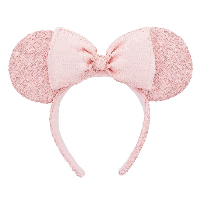 Minnie Mouse Sequined Ear Headband - Pink