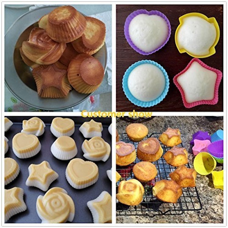 LetGoShop Silicone Cupcake Liners