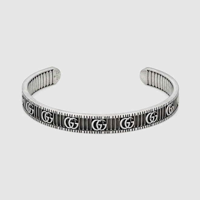 Bracelet with Double G in Silver