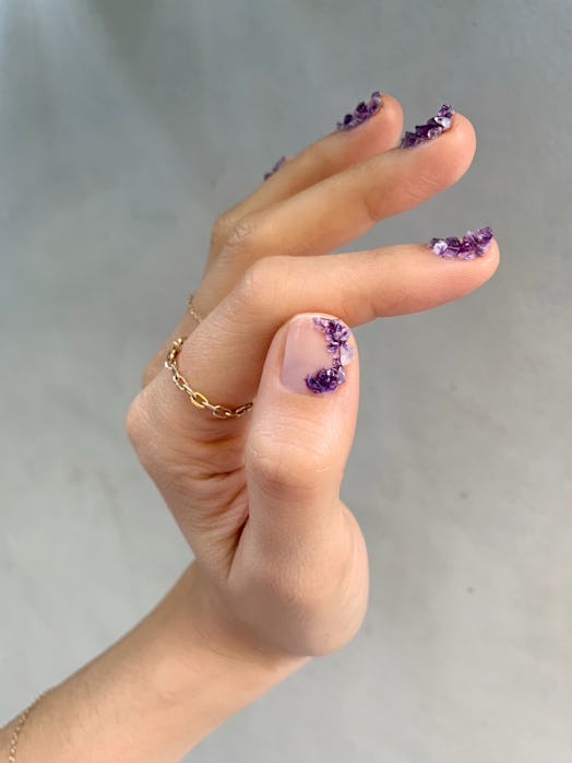 The Best 2019 Nail Polish Trends: Crescent Moons