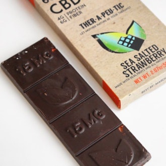 Therapeutic Treats Sea Salted Strawberry CBD Chocolate Bar