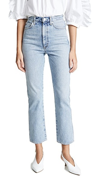 AGOLDE High Rise Kick Pinch Waist Jeans in Impression