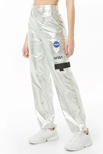 NASA Metallic Cargo Pants