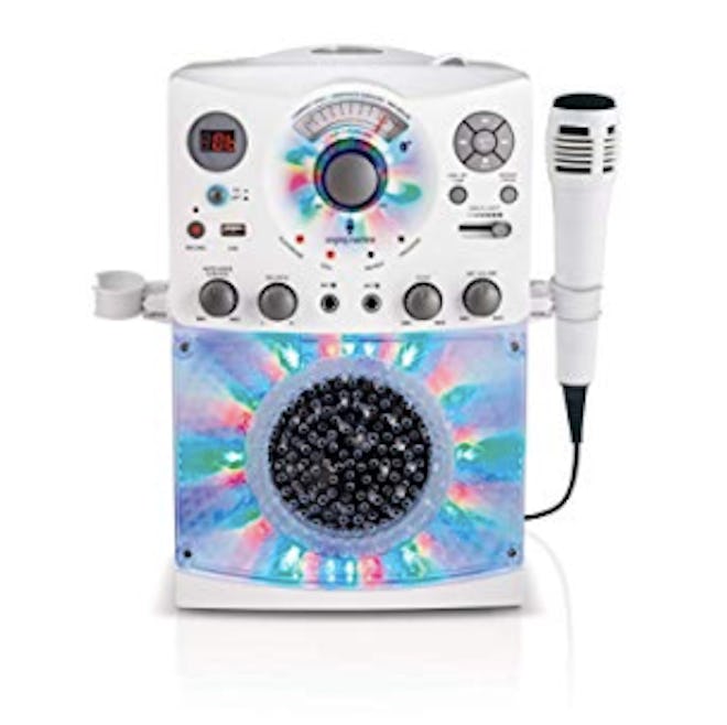 Singing Machine SML385UW Bluetooth Karaoke System with LED Disco Lights