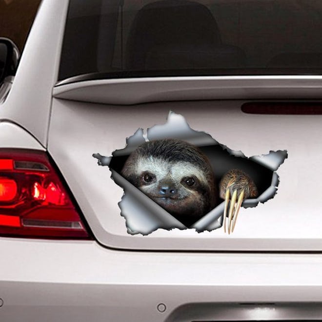 Sloth Sticker, Car Decoration, Car Sticker, Sloth Decal