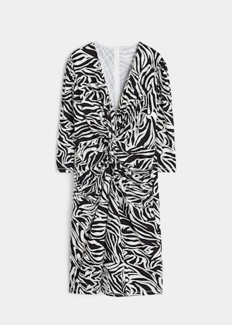 Mango Zebra Printed Dress