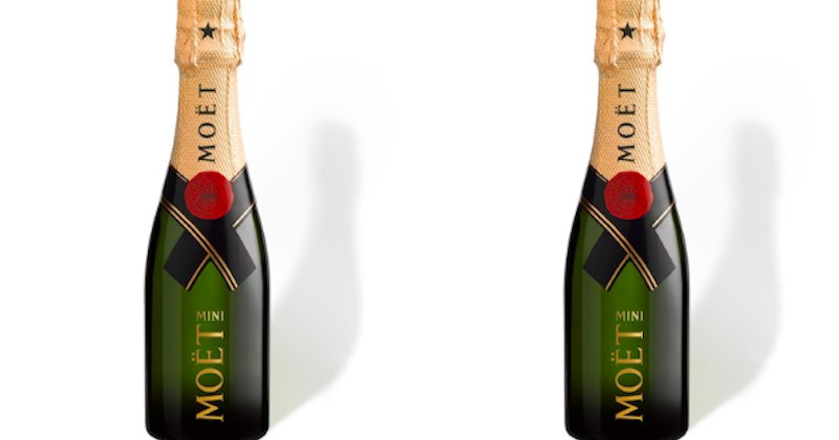 These Moet Mini Champagne Bottles Are The Perfect