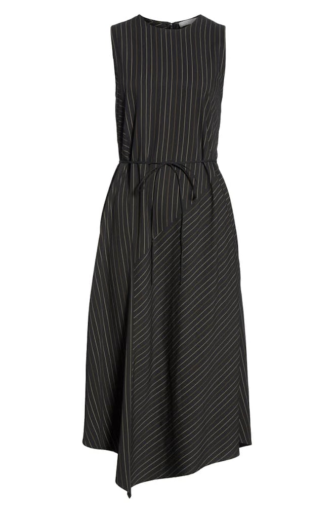 Vince Bar Striped Paneled Dress