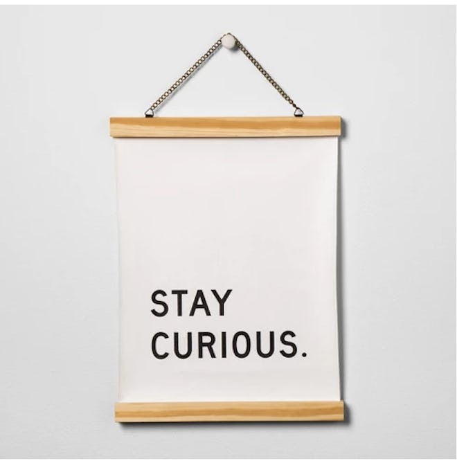 Stay Curious Wall Banner