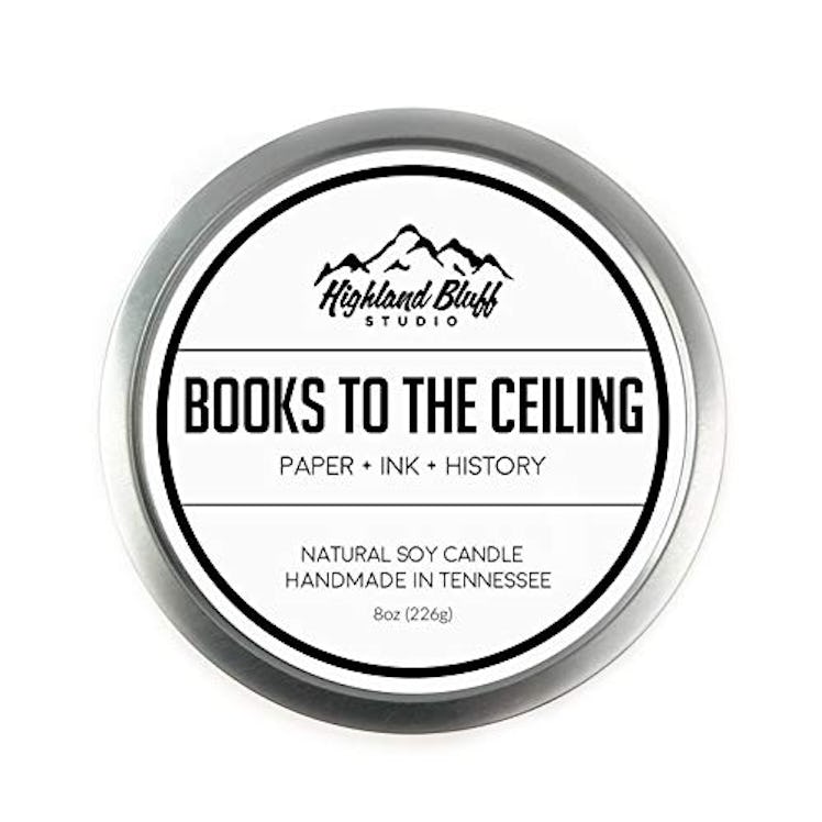 Highland Bluff Studio Books To The Ceiling Soy Candle 