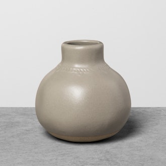 Hearth & Hand Gray Glazed Vase