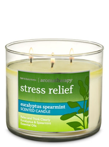 Stress Relief Eucalyptus Spearmint 3-Wick Candle