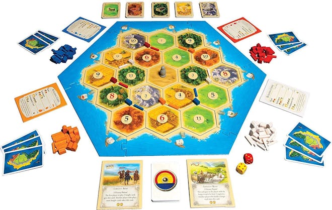 Catan is the classic strategy board game for adults.