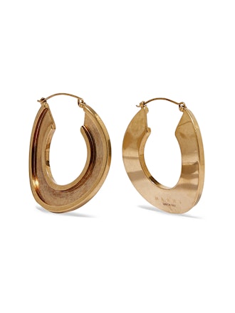 Monile Gold-Tone Hoop Earrings