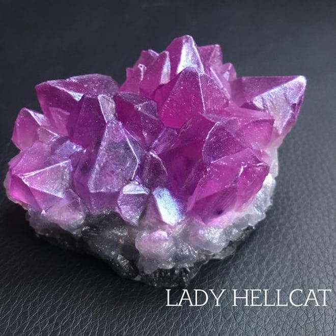 Amethyst Qrtz Crystal Soap