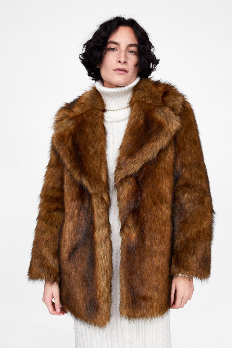 Faux Fur Coat