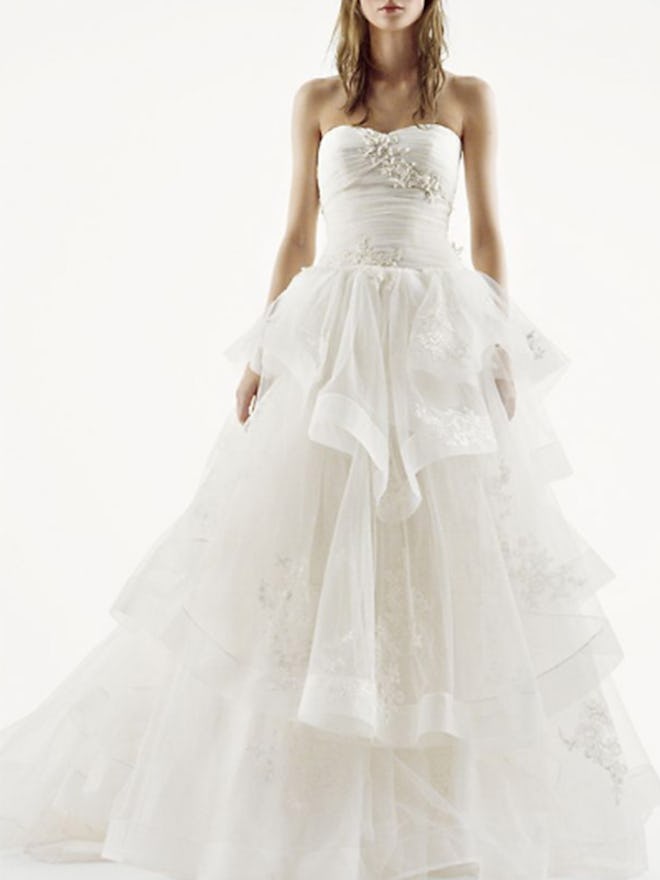 Strapless Tulle Wedding Dress