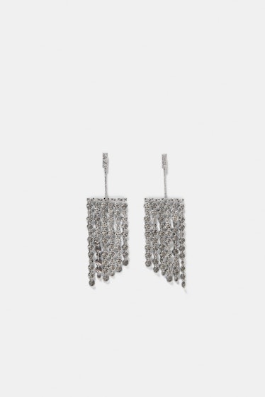 Metallic Fringed Earrings