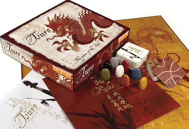 Tsuro is an easy strategy board game for adults.