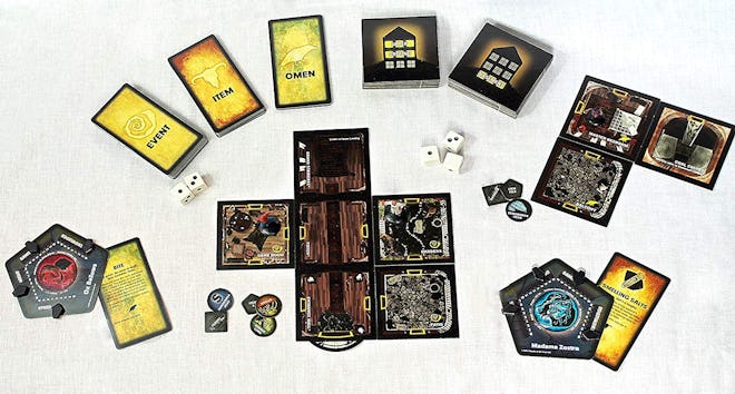 Betrayal At House On The Hill is a cooperative strategy board game for adults.