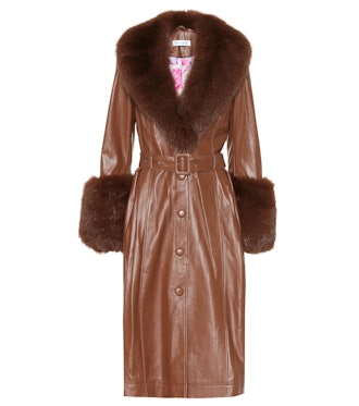 Foxy Brown Leather Coat