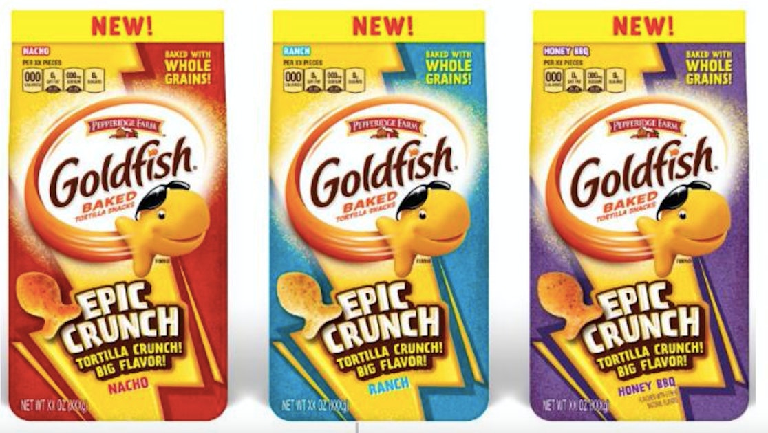 Goldfish Epic Crunch Comes In 3 Flavors Will Hit Stores In January 19