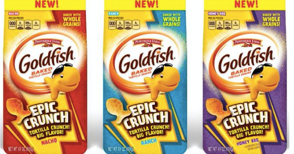 Goldfish Epic Crunch Comes In 3 Flavors Will Hit Stores In January 19 Goldfish Epic Crunch Comes In 3 Flavors Will Hit Stores In January 19