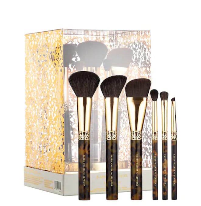 Sephora Collection KAREN WALKER Amber Craft: Beauty Brush Set + Stand
