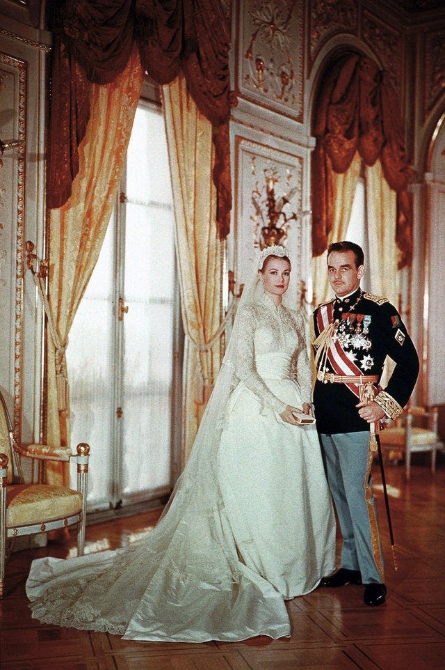 grace kelly inspired wedding dresses