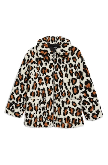 Topshop Faux Fur Jacket