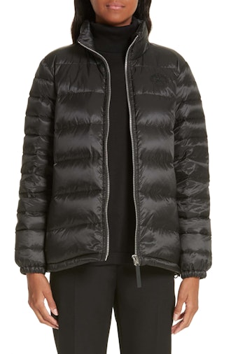 Burberry Smethwick Archive Logo Quilted Down Puffer Coat