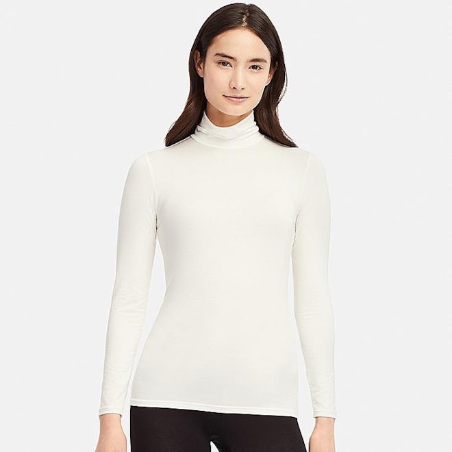 Women Heattech Turtleneck Long-Sleeve T-Shirt