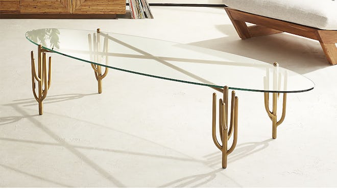 Cacti Brass Coffee Table