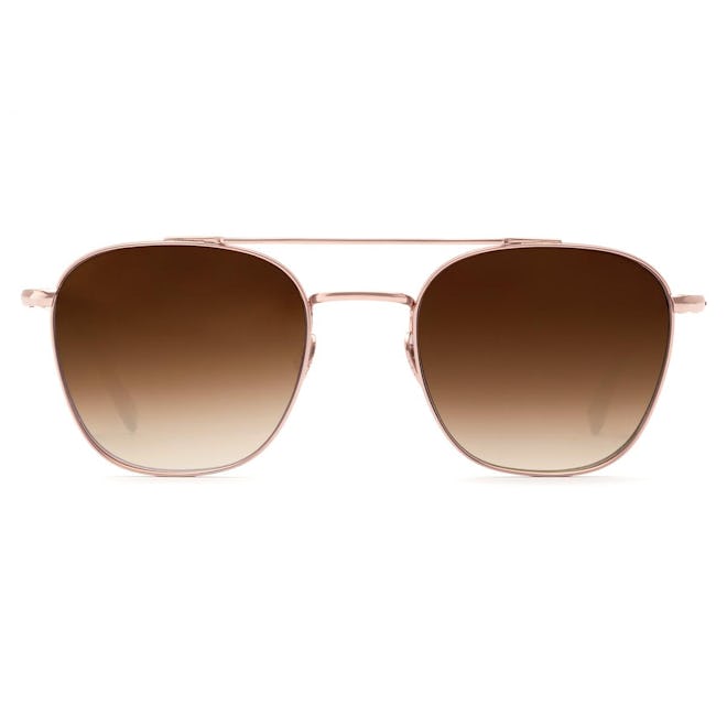 Earhart Rose Gold Titanium Sunglasses
