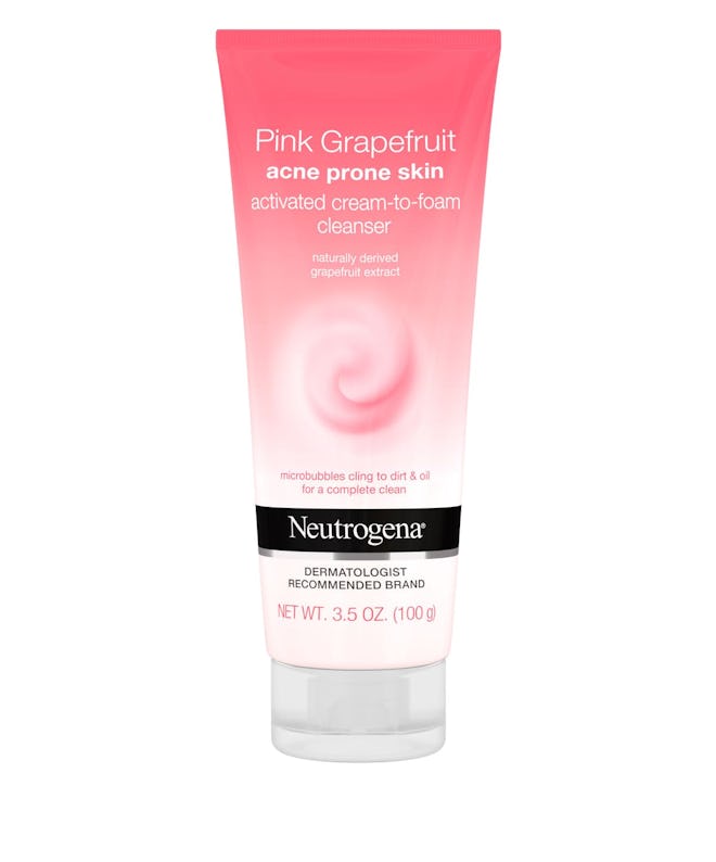 Pink Grapefruit Acne Cream-to-Foam Facial Cleanser
