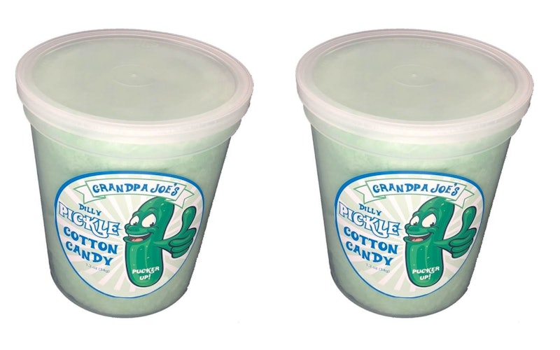 Dill Pickle Cotton Candy Exists You Can Buy It Right Here On The Internet