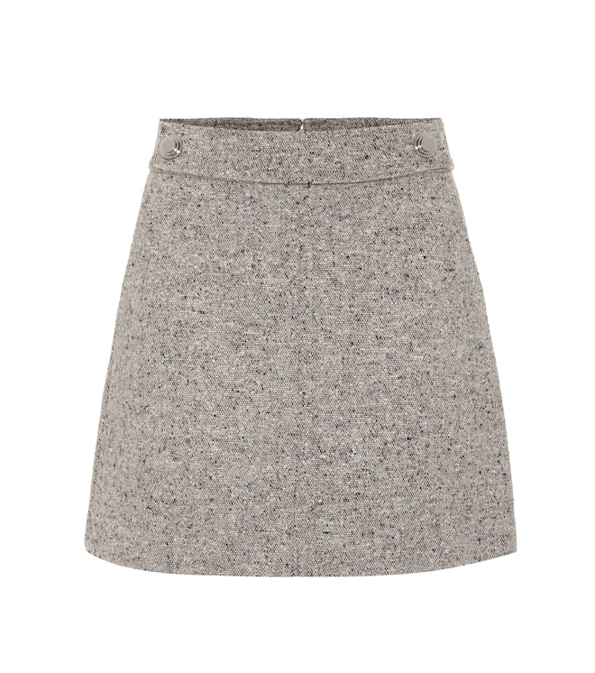 Klara Wool-Blend Miniskirt