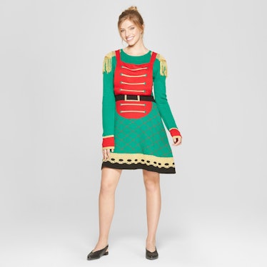 Women's Ugly Christmas Toy Soldier Dress 