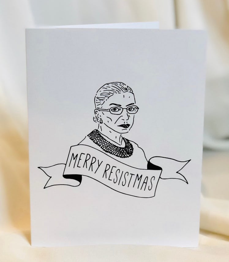 Ruth Bader Ginsburg Holiday Card "Merry Resistmas"