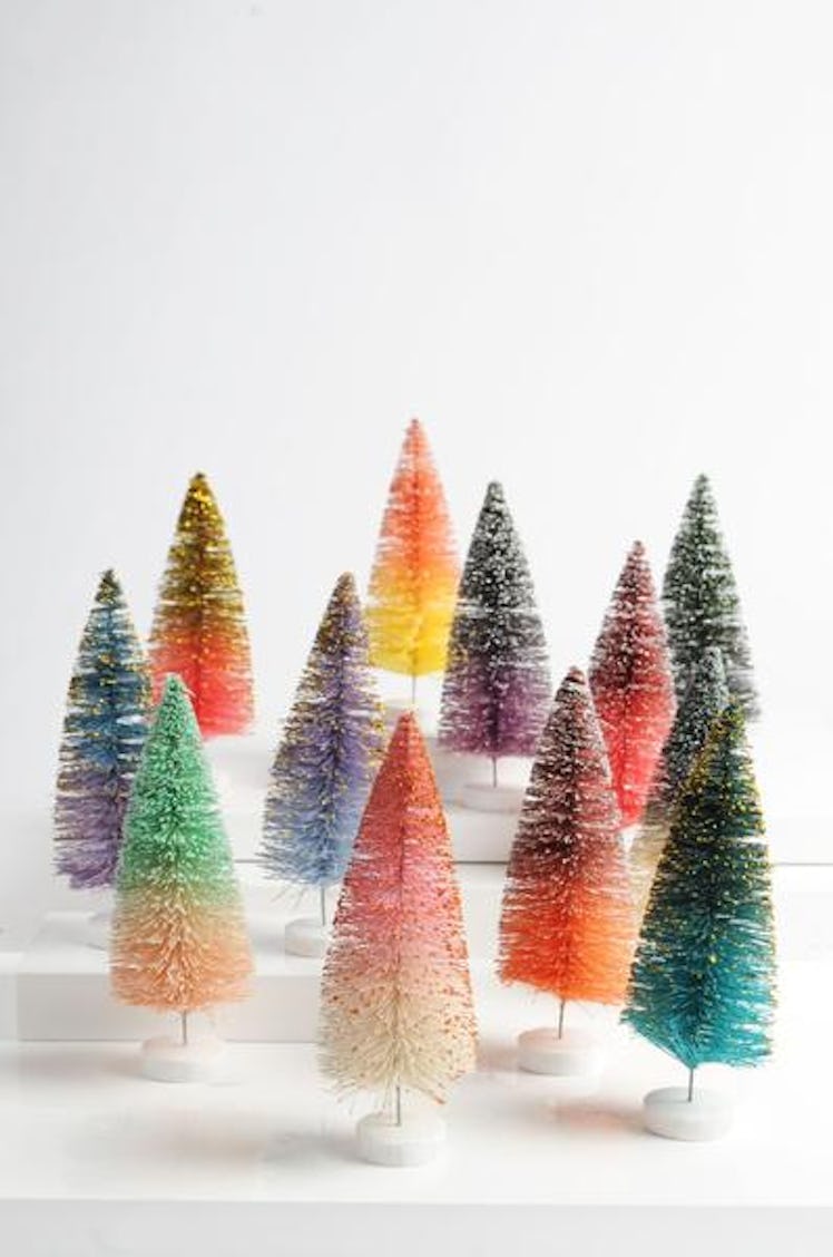 Cody Foster & Co 12 Large Of Glitter Ombre Tree Set