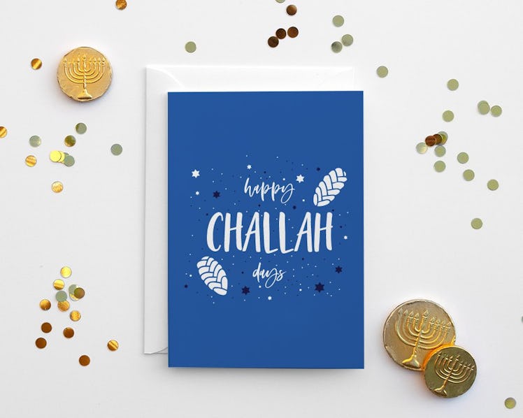 "Happy Challah Days" Hanukkah Card