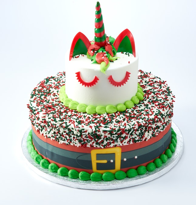 The 3-Tier Christmas Unicorn Cake At Sam's Club Is A Must ...