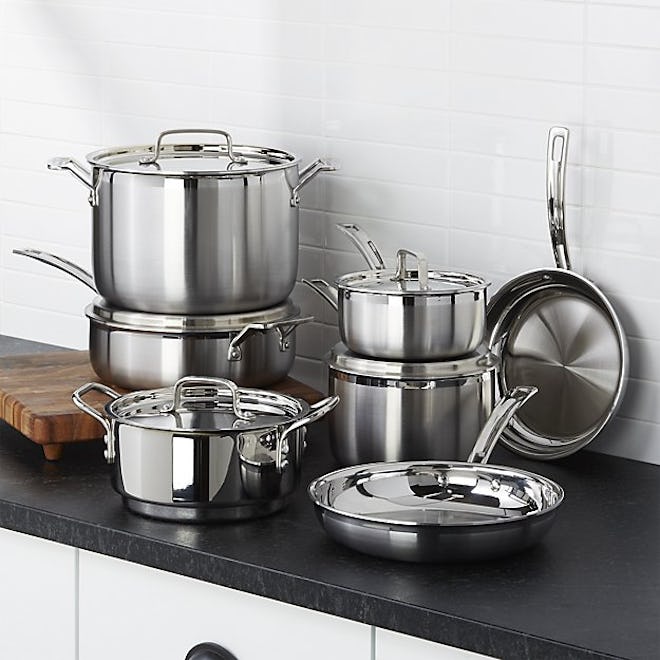 Cuisinart ® Multiclad Pro ™ Triple-Ply Stainless Steel 12-Piece Cookware Set