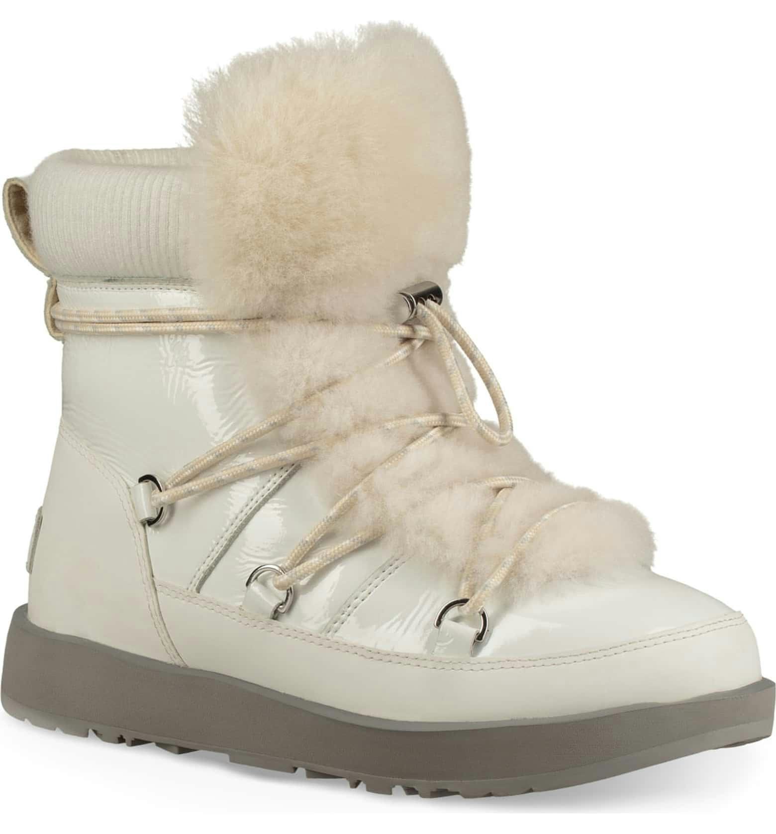 Highland genuine shearling waterproof hot sale bootie