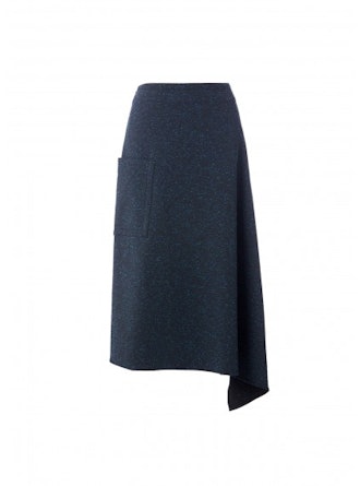 Tibi Eclipse Pique Origami Wrap Skirt