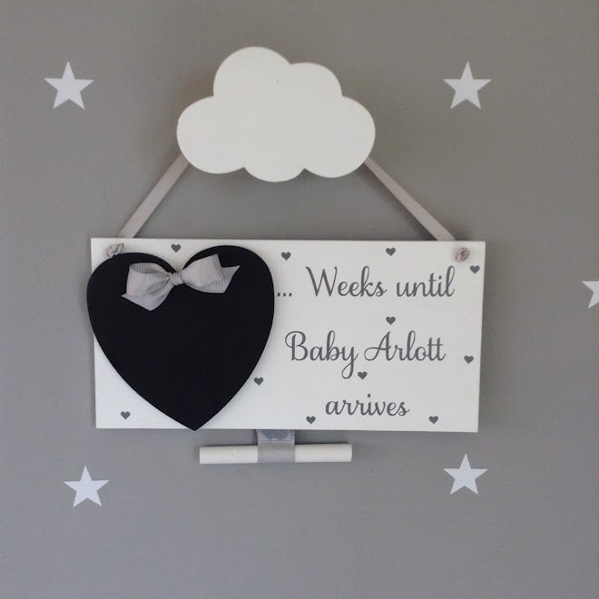 Baby Countdown Sign