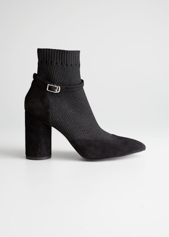 Ankle Strap Sock Boots