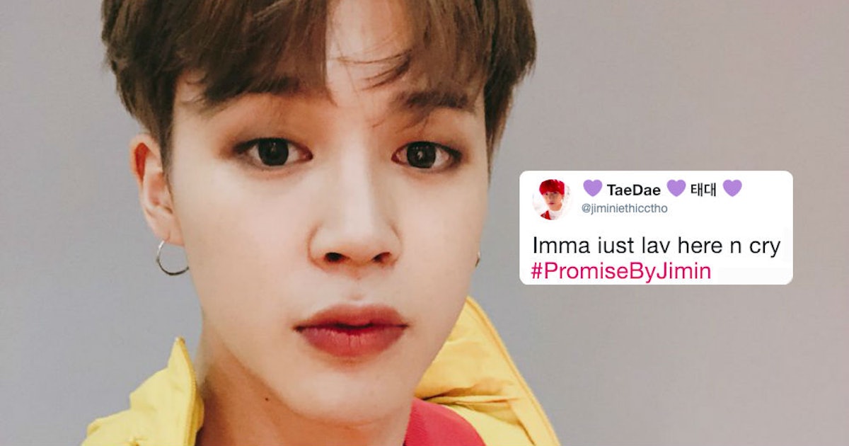 What Do Jimin's "Promise" Lyrics Mean? The BTS Star's Song Is A Sweet