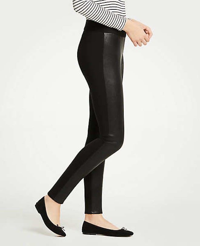 Faux Leather Ponte Leggings